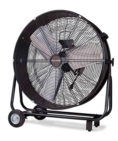 24" 2-Speed Portable Tilt Drum Fan