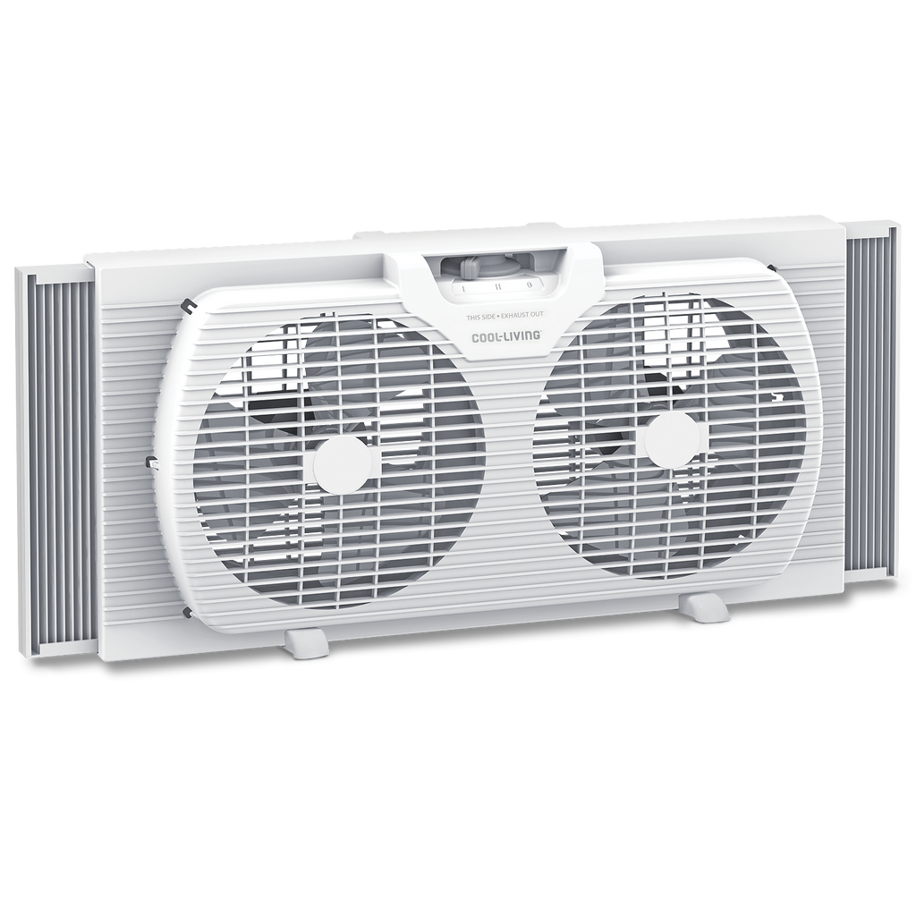 9" 2-Speed Portable Twin Window Fan